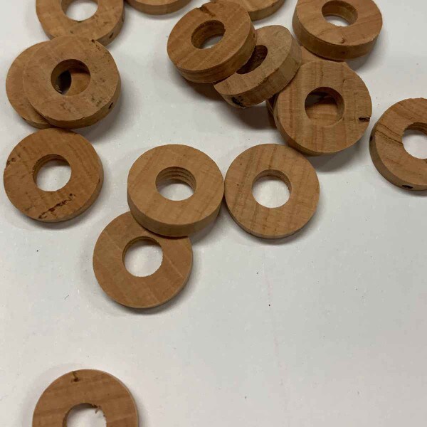All natural cork, valve stem washer